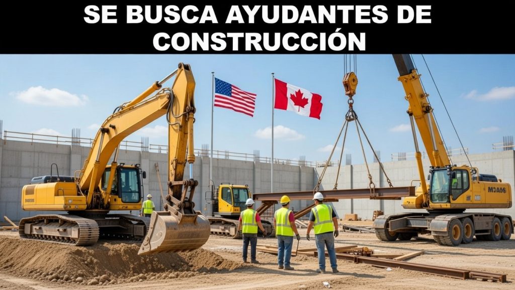 Países donde más se contrata personal para construcción USA Y CANADA