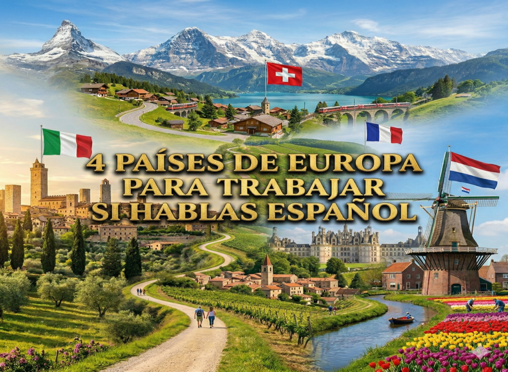 4 países de Europa para trabajar si hablas español