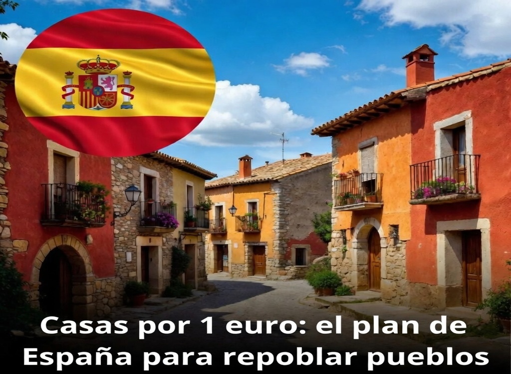 Casas por 1 euro: el plan de España para repoblar pueblos