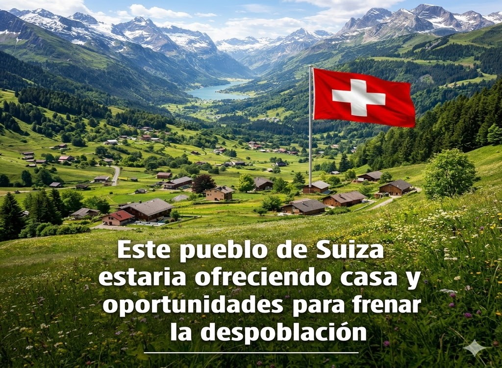 Pueblo suizo lanza plan para atraer familias