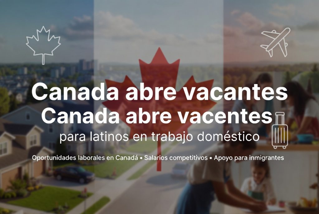 Canada abre vacantes para latinos de trabajo domestico